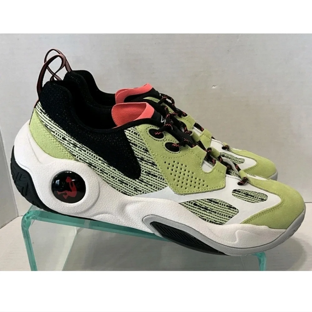 Shaq Raq Low Light Green Black Basketball Shoes AQ95009MK Men’s Size 11